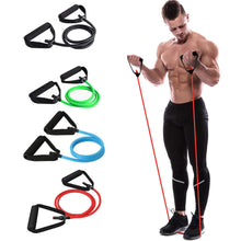 Load image into Gallery viewer, 120cm Yoga Pull Rope Elastic Resistance Bands