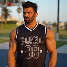 Load image into Gallery viewer, Sport basketball training Vest Men Fitness Tops
