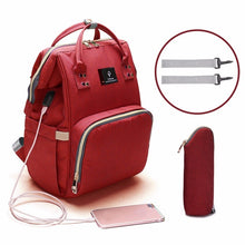 Load image into Gallery viewer, USB Baby Diaper Bags