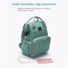 Load image into Gallery viewer, USB Baby Diaper Bags