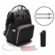 Load image into Gallery viewer, USB Baby Diaper Bags