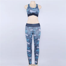 Load image into Gallery viewer, Camouflage Mesh Fitness Sport Suits Women's Yoga