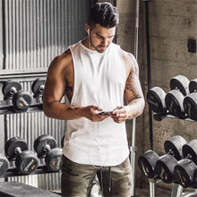 Load image into Gallery viewer, Brand Gyms Stringer Clothing Bodybuilding Tank Top