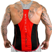 Load image into Gallery viewer, Tank topt Fitness Bodybuilding sleeveless shirt Male Cotton