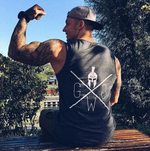 Load image into Gallery viewer, Mens Bodybuilding Tank Top Gyms Fitness