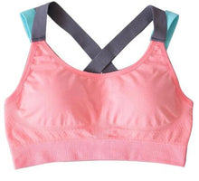 Load image into Gallery viewer, Sports Bra Full Cup Breathable Top Shockproof Cross