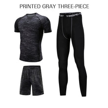 Load image into Gallery viewer, Men Sports Gym Sport Suit Men's Running