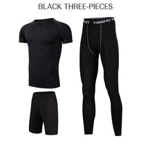 Load image into Gallery viewer, Men Sports Gym Sport Suit Men's Running