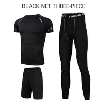 Load image into Gallery viewer, Men Sports Gym Sport Suit Men's Running