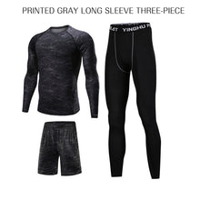 Load image into Gallery viewer, Men Sports Gym Sport Suit Men's Running