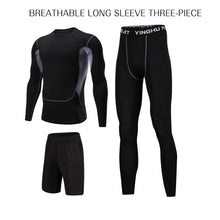 Load image into Gallery viewer, Men Sports Gym Sport Suit Men's Running
