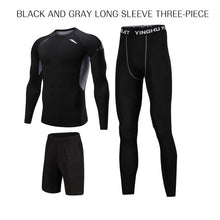 Load image into Gallery viewer, Men Sports Gym Sport Suit Men's Running