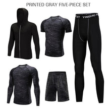 Load image into Gallery viewer, Men Sports Gym Sport Suit Men's Running