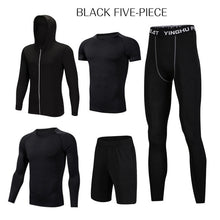 Load image into Gallery viewer, Men Sports Gym Sport Suit Men's Running