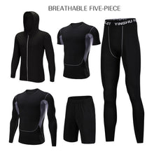 Load image into Gallery viewer, Men Sports Gym Sport Suit Men's Running