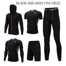 Load image into Gallery viewer, Men Sports Gym Sport Suit Men's Running