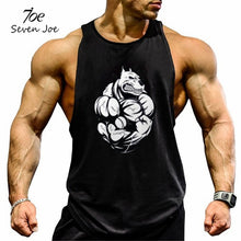 Load image into Gallery viewer, Seven Joe Cotton Gym Tank Tops Men