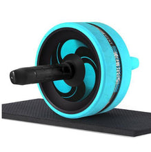 Load image into Gallery viewer, New 2 in 1 Ab Roller&amp;Jump Rope No Noise Abdominal Wheel Ab Roller with Mat For Arm Waist Leg Exercise