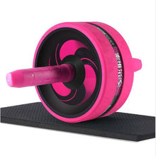 Load image into Gallery viewer, New 2 in 1 Ab Roller&amp;Jump Rope No Noise Abdominal Wheel Ab Roller with Mat For Arm Waist Leg Exercise