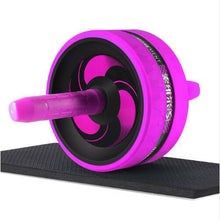 Load image into Gallery viewer, New 2 in 1 Ab Roller&amp;Jump Rope No Noise Abdominal Wheel Ab Roller with Mat For Arm Waist Leg Exercise