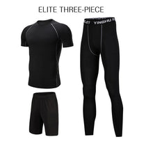 Load image into Gallery viewer, REXCHI Men's Tracksuit Compression Sports