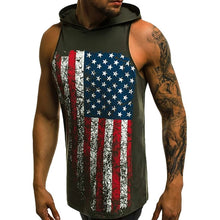 Load image into Gallery viewer, Muscle Mens golds Gym Sports Sleeveless Hooded Vest Tank Tops Fitness