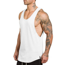 Load image into Gallery viewer, Bodybuilding stringer tank top men fitness shirt