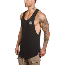 Load image into Gallery viewer, Bodybuilding stringer tank top men fitness shirt
