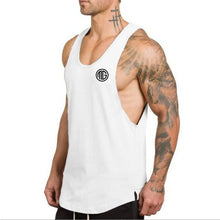 Load image into Gallery viewer, Bodybuilding stringer tank top men fitness shirt