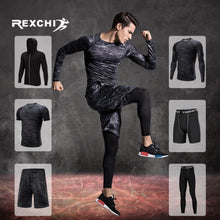 Load image into Gallery viewer, REXCHI Men's Gym Sport Suit Men's Running