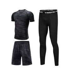Load image into Gallery viewer, REXCHI Men's Gym Sport Suit Men's Running