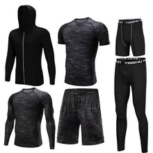 Load image into Gallery viewer, REXCHI Men's Gym Sport Suit Men's Running
