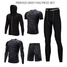 Load image into Gallery viewer, REXCHI 5 Pcs/Set Men's Tracksuit Sports Suit