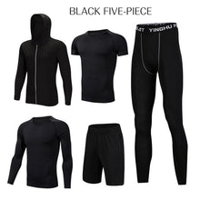 Load image into Gallery viewer, REXCHI 5 Pcs/Set Men's Tracksuit Sports Suit