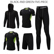 Load image into Gallery viewer, REXCHI 5 Pcs/Set Men's Tracksuit Sports Suit