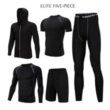 Load image into Gallery viewer, REXCHI 5 Pcs/Set Men's Tracksuit Sports Suit