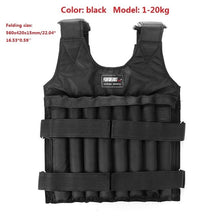 Load image into Gallery viewer, 20kg 50kg Loading Weight Vest for Boxing Workout Fitness Equipment Waistcoat Jacket Sand Clothing Weighted Vest Training