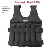 Load image into Gallery viewer, 20kg 50kg Loading Weight Vest for Boxing Workout Fitness Equipment Waistcoat Jacket Sand Clothing Weighted Vest Training