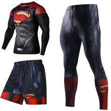 Load image into Gallery viewer, Superhero Compression Running Sets
