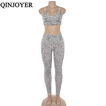 Load image into Gallery viewer, Female Leopard Print Sport Suit